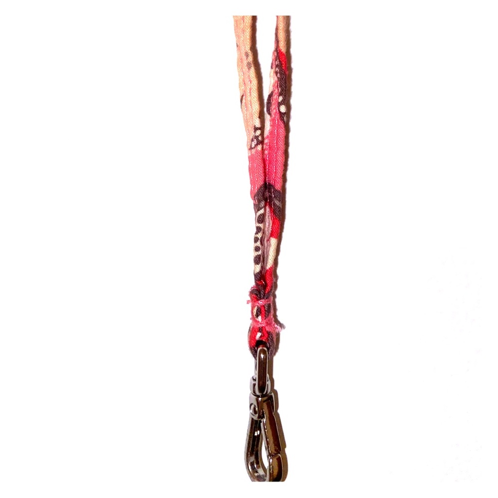 VERA BRADLEY Pretty Pink Wristlet Strap Keychain